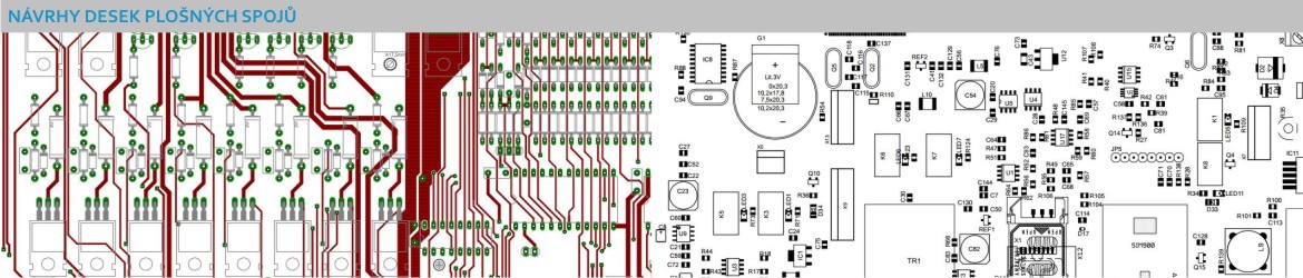 návrhy desek plošných spojů